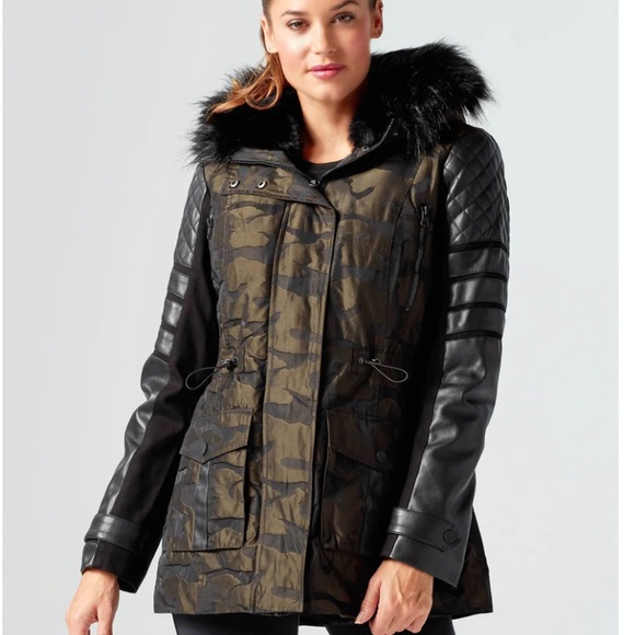 Blanc Noir Enfield Hybrid Camo Coat - Picture 2 of 8
